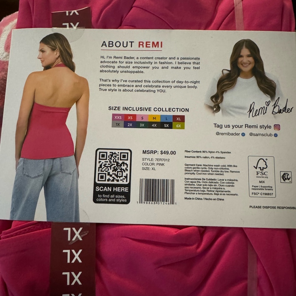 Edited by Remi Bader Pink Halter Top - Picture 5 of 7